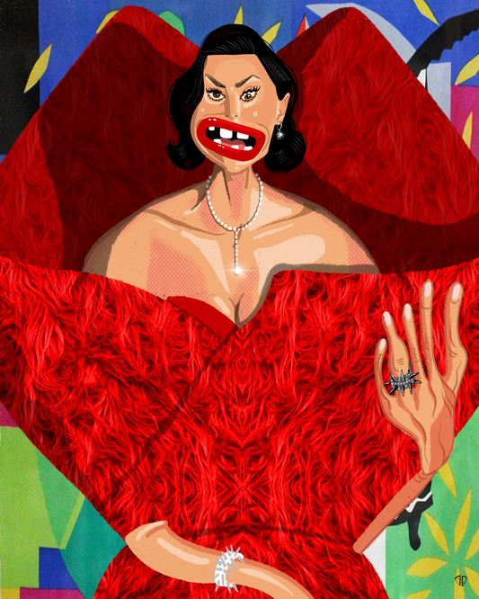Bronwyn in Red