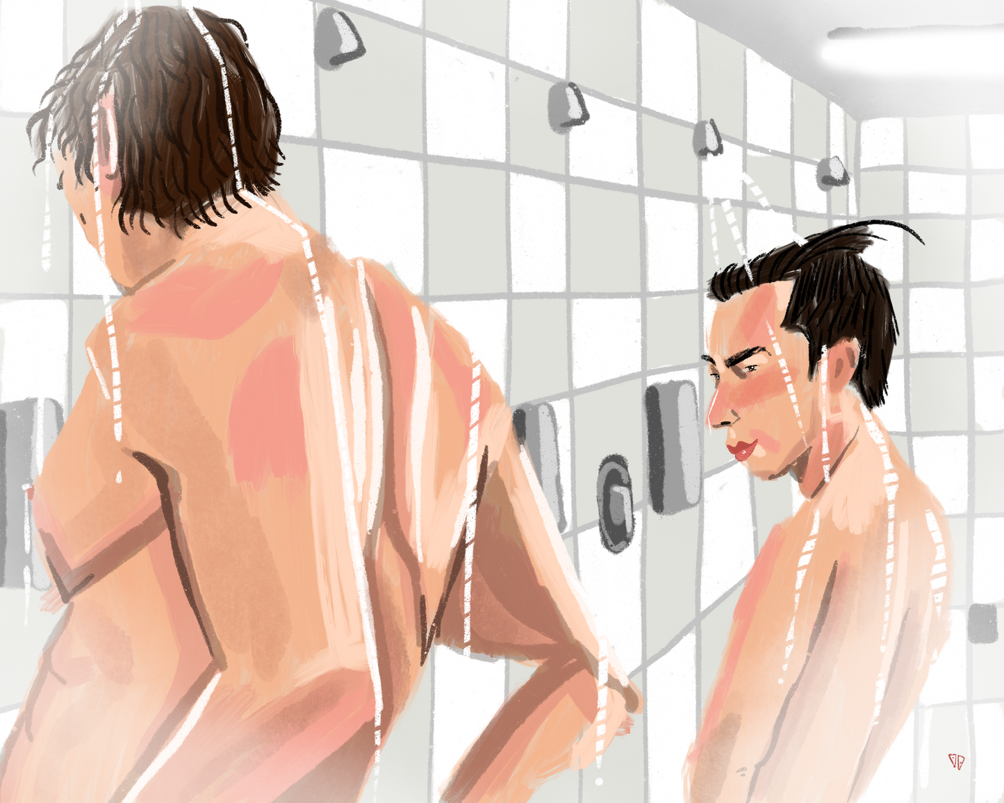 Shower Glance | Heated Rivalry
