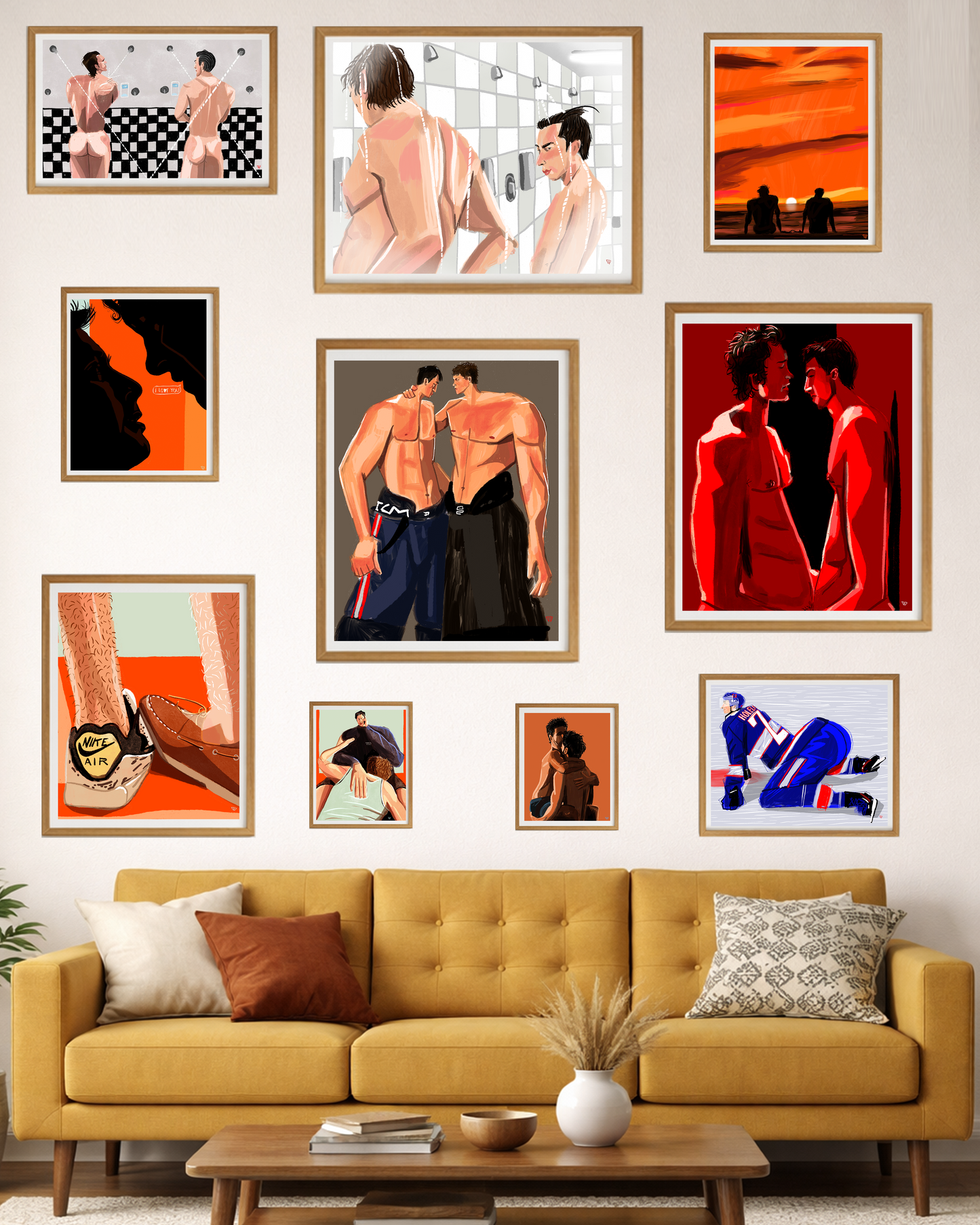 Shower Glance | Heated Rivalry