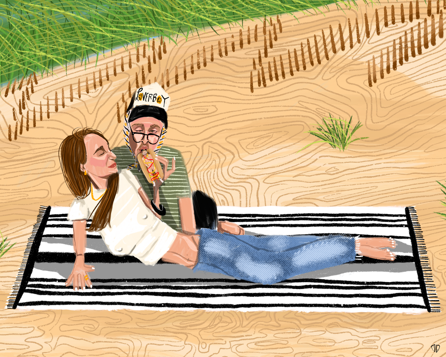 Lovers on Apology Dune | Summer House