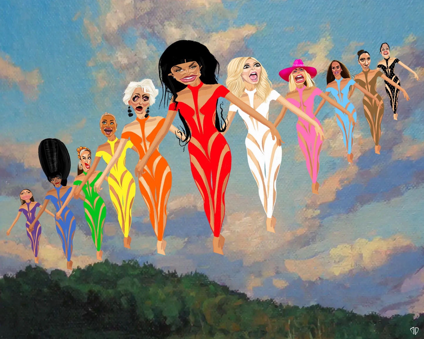 Theirry's Angels | The Real Housewives Bodysuit