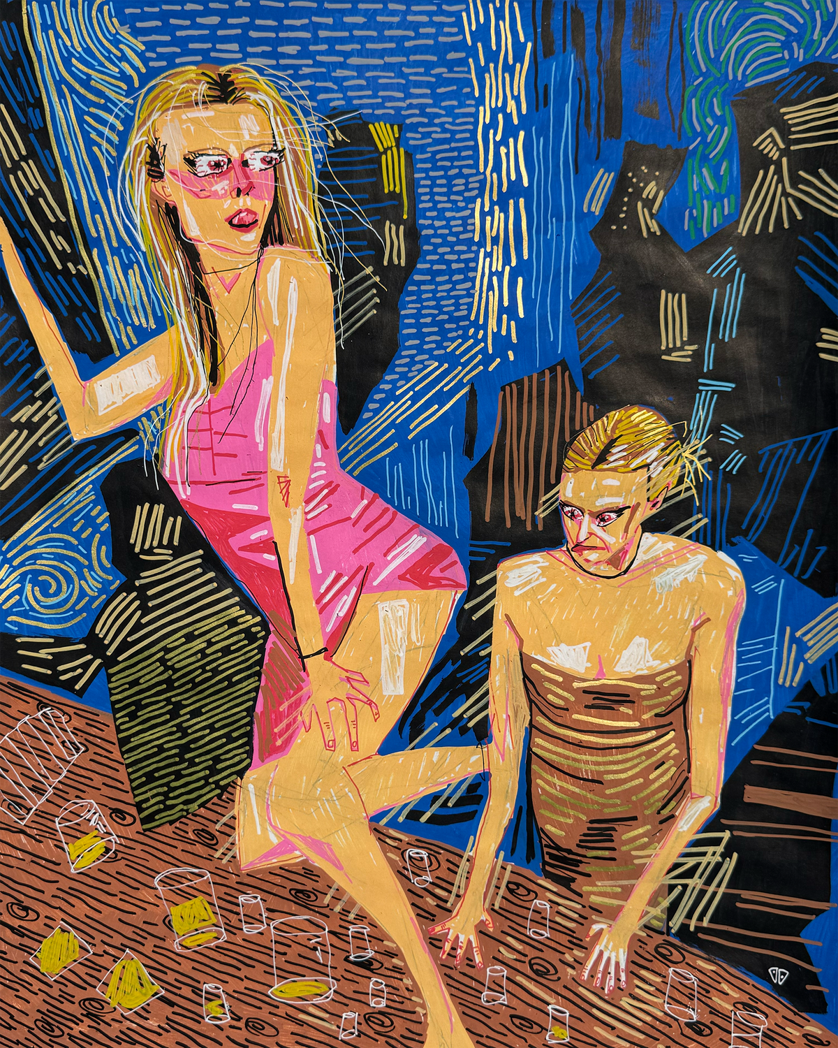 "I Don't Get Hungover in Miami", The Fanning Sisters | DIGITAL PRINT