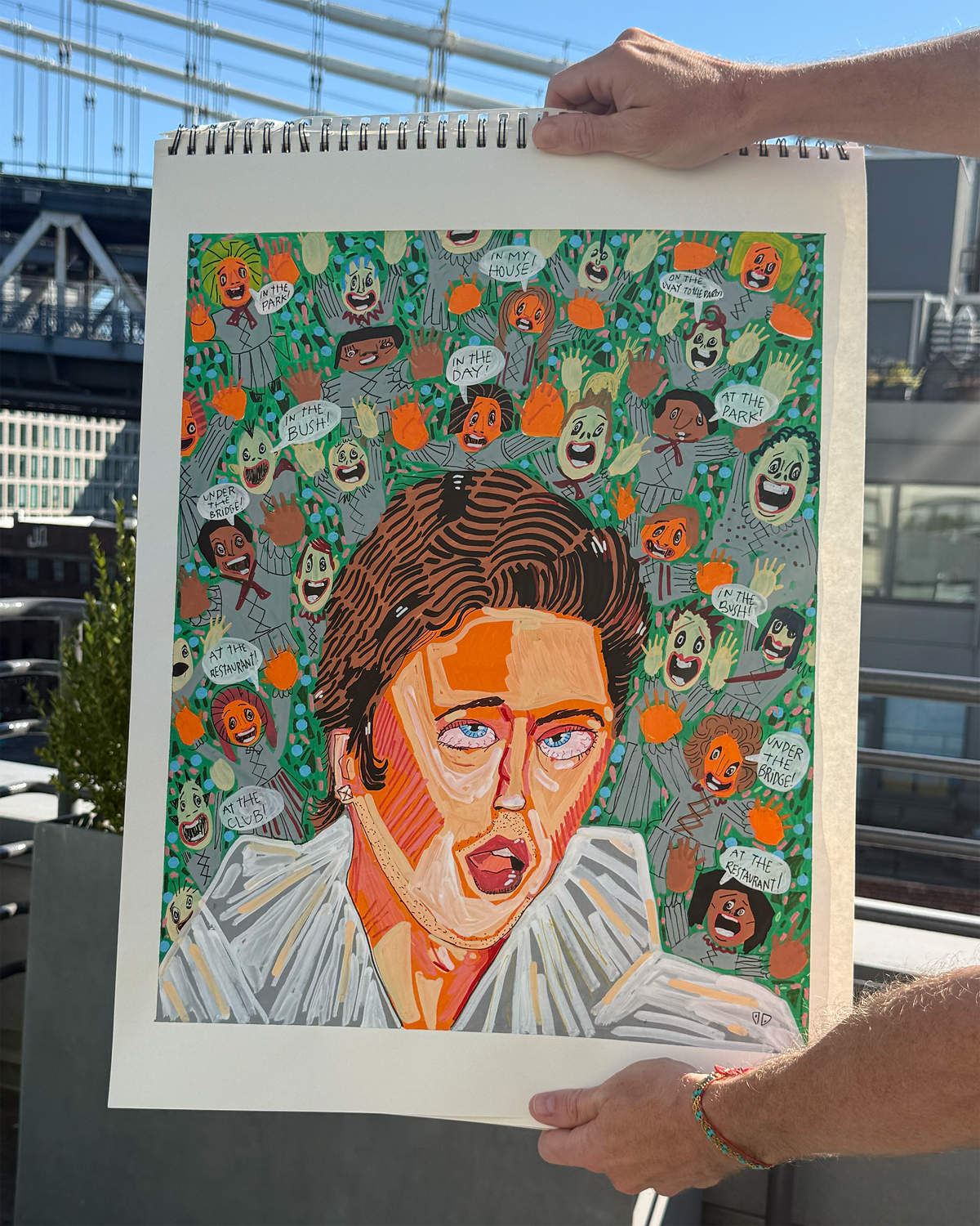 Party in the Painting, Troye Sivan | ORIGINAL PAINTING