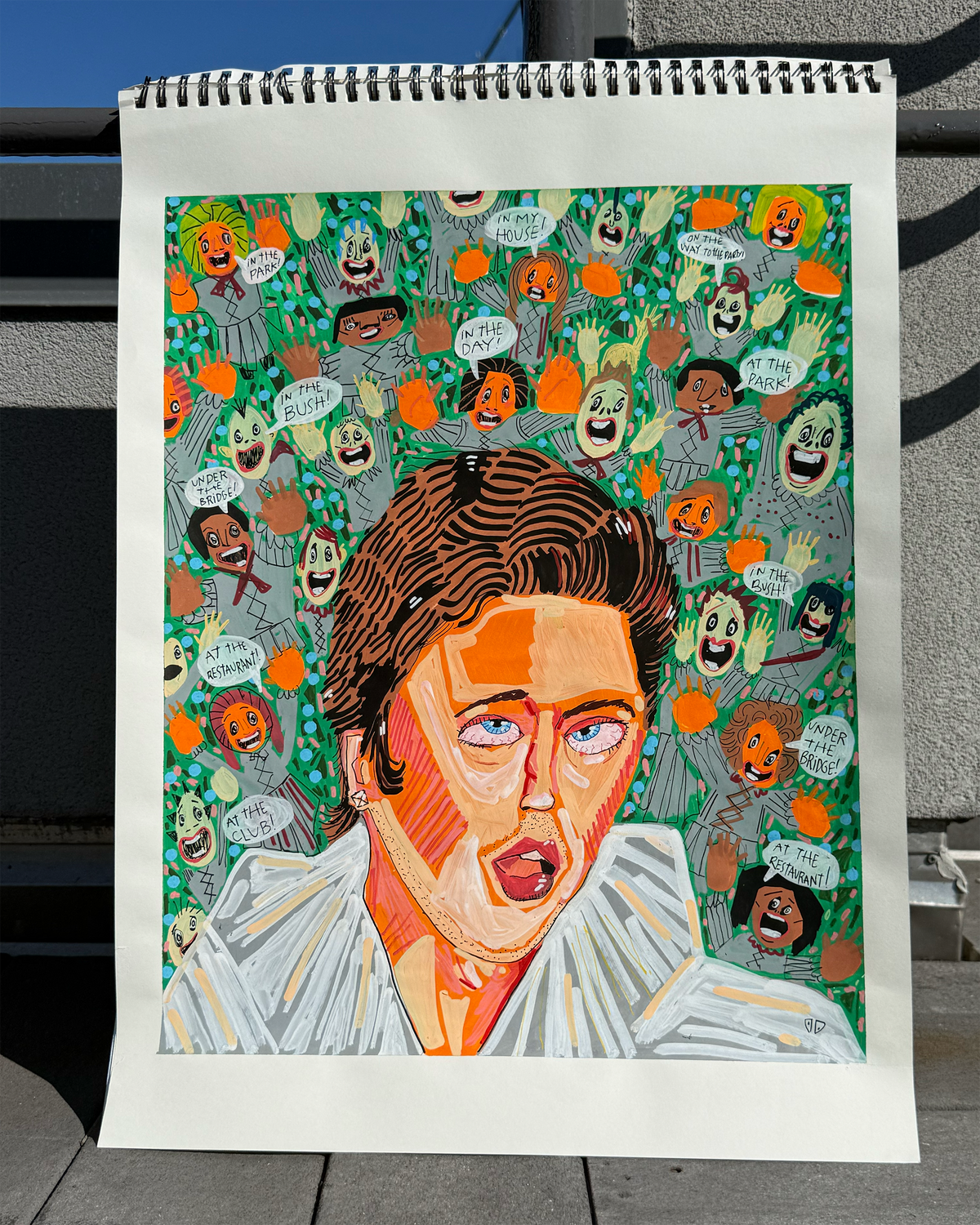 Party in the Painting, Troye Sivan | ORIGINAL PAINTING