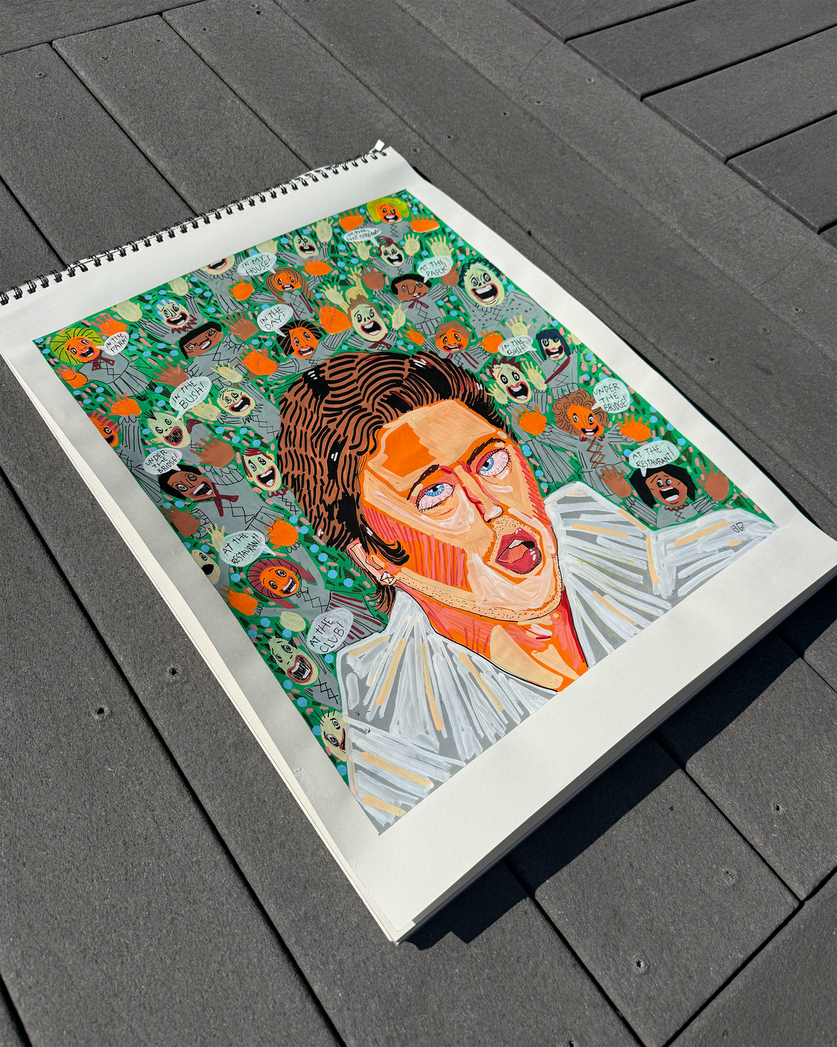Party in the Painting, Troye Sivan | ORIGINAL PAINTING